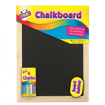 Wooden Blackboard Set