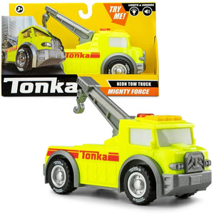 TONKA MIGHTY MACHINES LIGHTS AND SOUNDS Neon Tow Truck