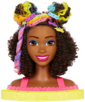 BARBIE TOTALLY HAIR DELUXE STYLING HEAD BLACK