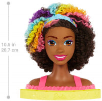 BARBIE TOTALLY HAIR DELUXE STYLING HEAD BLACK