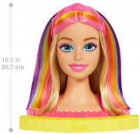 BARBIE TOTALLY HAIR DELUXE STYLING HEAD BLONDE