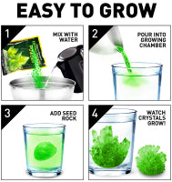 NATIONAL GEOGRAPHIC CRYSTAL GROWING KIT - GREEN