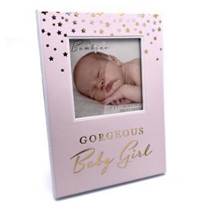 GORGEOUS BABY GIRL/BOY PHOTO FRAME 4" x 4" GIFT BOXED
