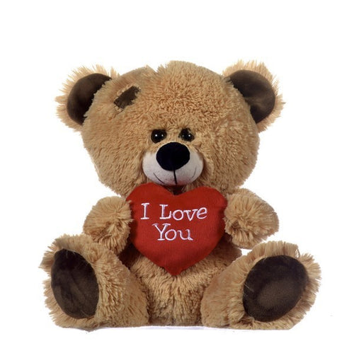 BROWN BEAR WITH RED HEART
