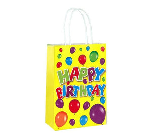 HAPPY BIRTHDAY PAPER BAG WITH HANDLE