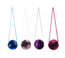 GIRLS SEQUIN BAG WITH STRAP 6"