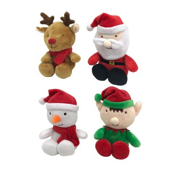 PLUSH CHRISTMAS CUDDLIES - 14cm