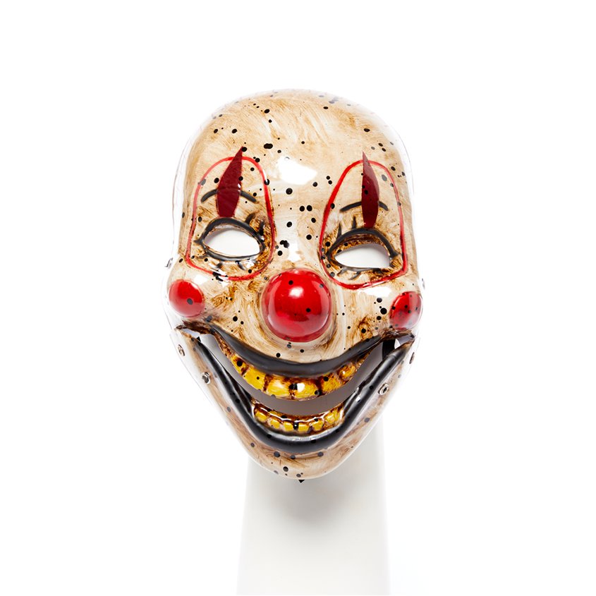 CLOWN MASK WITH MOVING JAW